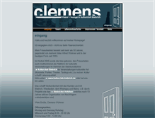 Tablet Screenshot of clemens-friseur.de